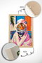 Wallity Artsrmdl14 Pintura Decorativa Enmarcada MDF 33 x 48 cm Marco Madera Maciza 2 cm